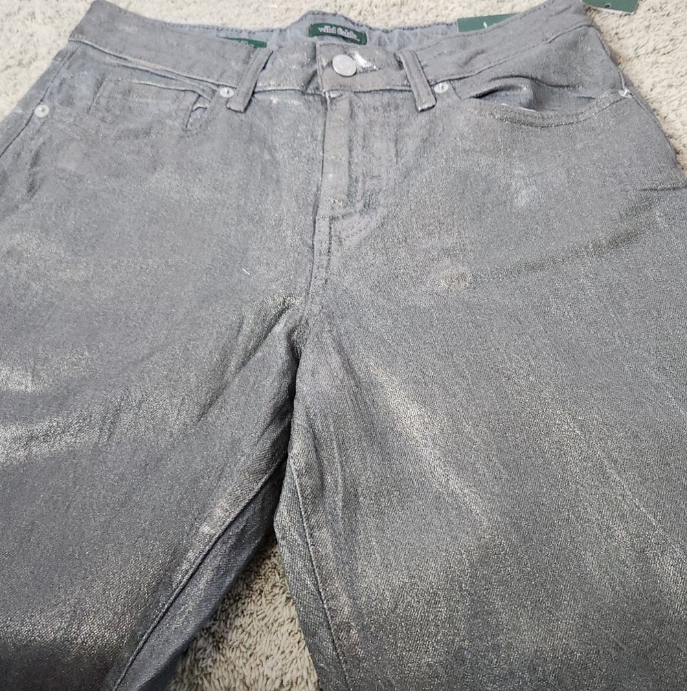 Women's High-Rise Baggy Jeans - Wild Fable Dark Gray 4 - Picture 6 of 16